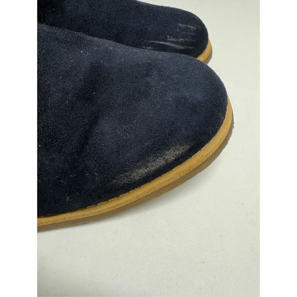 H&M Faux Suede Men’s Navy Blue Chukka Boots Size 10,5 See Description
